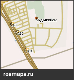 Карта Адыгейск Навител