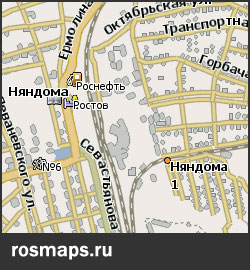 Карта Няндома Навител