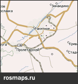 Карта Ракитянский р-н Навител