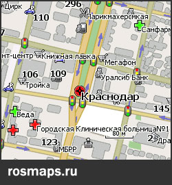 GPS карты Краснодара