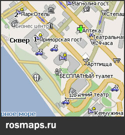 GPS карты Сочи