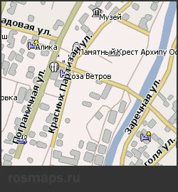 Карта Архипо-Осиповки для Навител