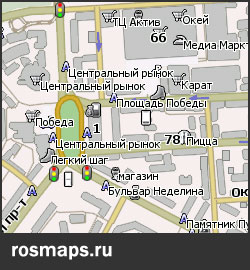 GPS карты Липецка