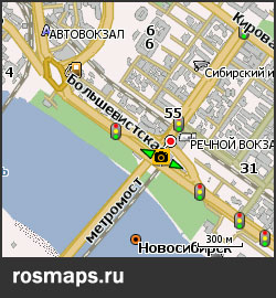 GPS карты Новосибирска