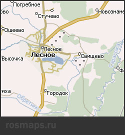 Навител карта Лесного района