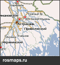 Карта Астраханская обл Навител