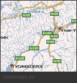 Карта Бурятия Навител