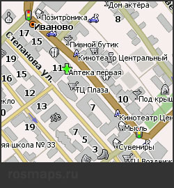 Карта Иваново Навител
