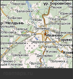 Карта Ивановский р-н Навител
