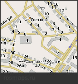 Карта Светлый Навител