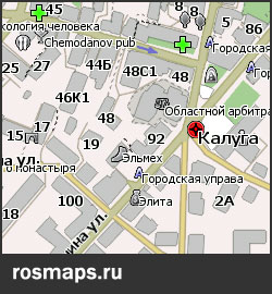GPS карты Калуги