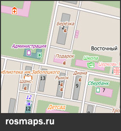 GPS карты Восточного