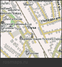 Карта Луза Навител