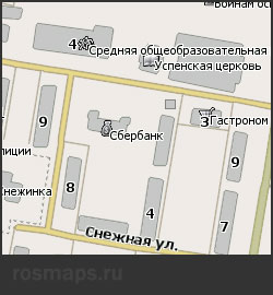 Карта Восточный Навител