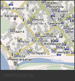 Карта Дивномоское для Навител