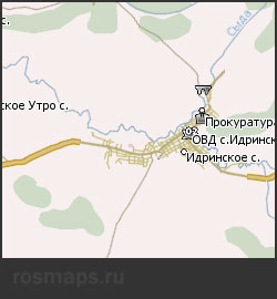 Карта Идринский район Навител