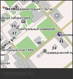 Карта Льгова для Навител