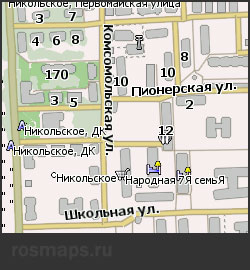 Карта Никольское для Навител