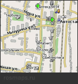 Карта Тербуны Навител