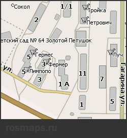 Карта пос Сокол для Навител