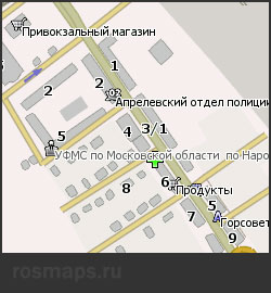 Карта Апрелевка Навител