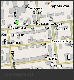 Карта Куровское для Навител