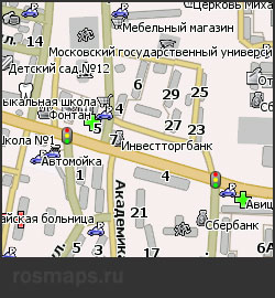 Карта Можайска для Навител