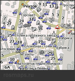 Карта Реутов для Навител