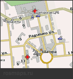 Карта Шатура для Навител