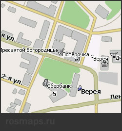 Карта Верея Навител