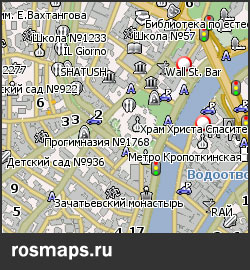 GPS карты Москвы