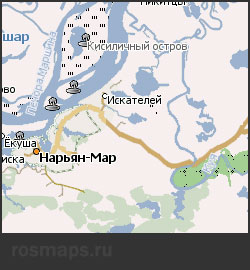 Карта Ненецкого АО для Навител