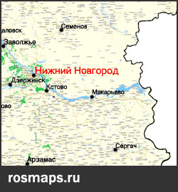 GPS Карта Нижегородская обл Garmin