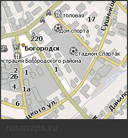 Карта Богородска для Навител
