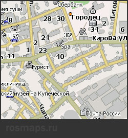 Карта Городец для Навител