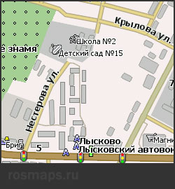 Карта Лысково для Навител