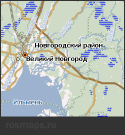 Карта Новгородской области для Навител