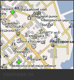 Карта Валдая для Навител