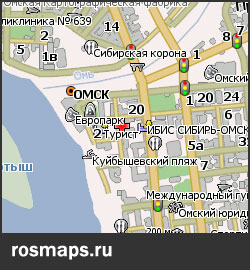 GPS карты Омска