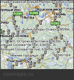 Карта Пермского края для Навител