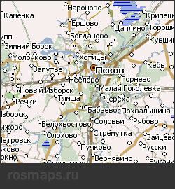Навител карта Псковской области