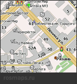 Навител карта Рязани