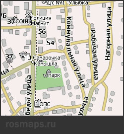 Навител карта Камышла