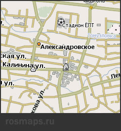 Навител карта Александровского