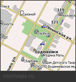 Навител карта Будённовска