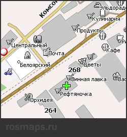 Навител карта Белоярского