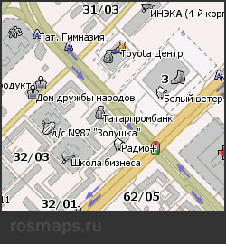 Навител карта Набережных Челнов
