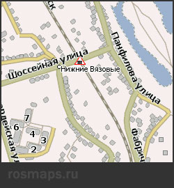 Навител карта Нижние Вязовые