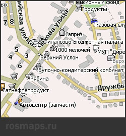 Навител карта Верхнего Услона