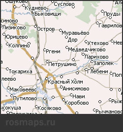 Навител карта Краснохолмского района